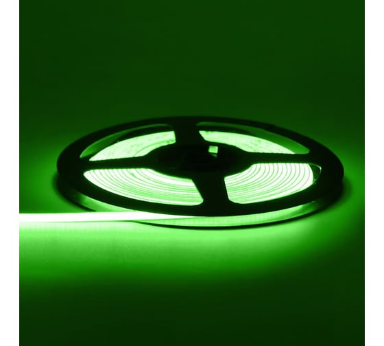 Светодиодная лента Alvar PREMIUM COB 12В 8Вт зеленая, IP33, 310 LED AL-PC128G_5