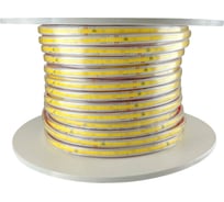 Светодиодная лента Alvar COB, 220В, 9Вт, зеленая, 10х5мм, IP65, шаг резки 10см, 50м AL-C2209G_50