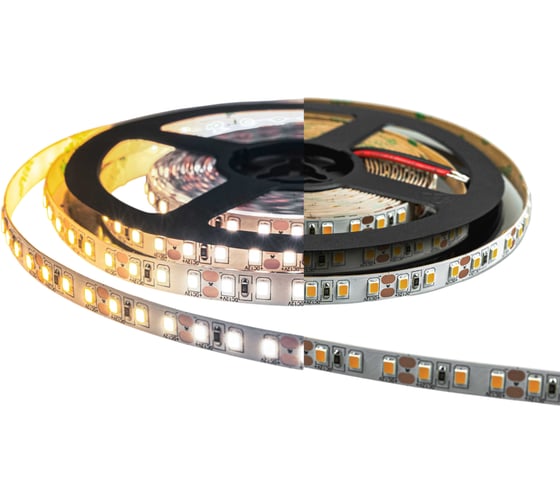 Светодиодная лента Alvar PREMIUM 12В, 9.6Вт, 3000К+6000К теплая+холодная, IP20, 2835 120 LED AL-P1296-MIX_5
