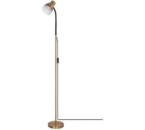 Торшер напольный SVih золотой с цоколем E27 60Вт TH-3383G