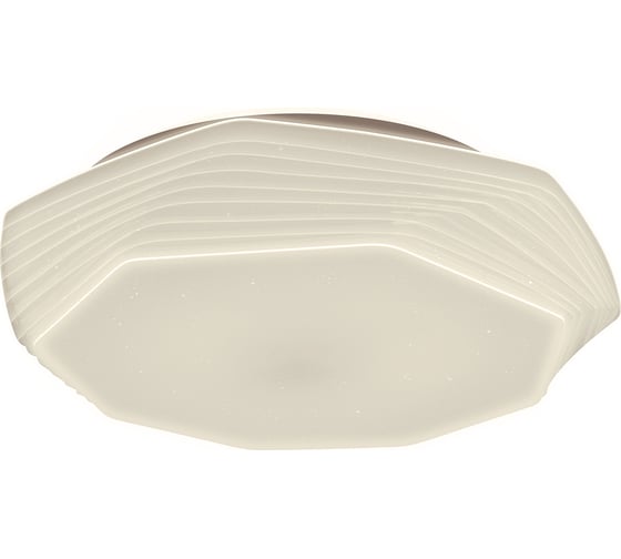 Диммируемый светильник RITTER LED с ДУ MIRA 48Вт, 2700-6400К, 3800Лм, плафон с эффектом звездного неба 52210 2