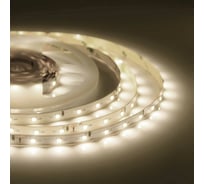 Светодиодная лента Apeyron 24В, 8Вт/м, smd2835, 60д/м, IP20, 800Лм/м, подложка 10мм, 5м, теплый белый 00-369