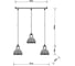 Подвесной светильник ARTE LAMP LANCASTER A5869SP-3BK 3