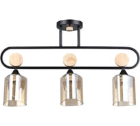 Потолочная люстра ARTE LAMP GLAMORE A5076PL-3BK