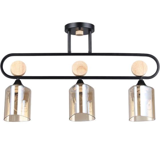 Потолочная люстра ARTE LAMP GLAMORE A5076PL-3BK