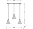 Подвесной светильник ARTE LAMP LANCASTER A5891SP-3BK 3