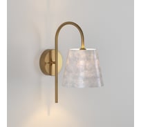 Настенный светильник Eurosvet Pearl с натуральным перламутром 101013 латунь a072035