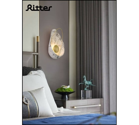 Настенный светильник бра RITTER LED SHELL 3Вт, белый 52662 9