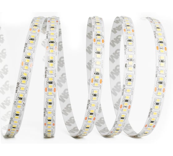Лента светодиодная FERON 180SMD(2835)/м 16Вт/м 24V 30000*10*1,22мм 4000К, 30 53090