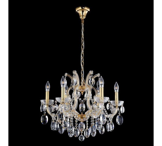 Подвесная люстра Crystal Lux Hollywood SP6 Gold
