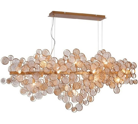 Подвесной светильник Crystal Lux Deseo SP15 L1400 Gold