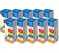 Филаментная лампа Volpe LED-C35-5,5W/3000K/E27/CL/SLF набор из 10штук UL-00013816
