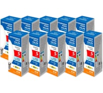 Филаментная лампа Volpe LED-C35-5W/4000K/E14/FR/SLF набор из 10штук UL-00013868