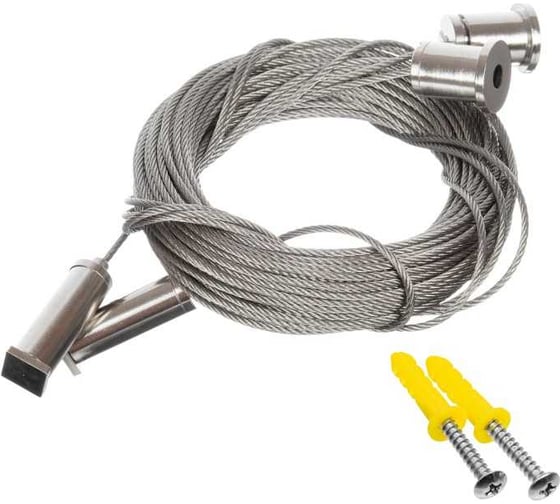 Комплект 6-и метровых тросовых подвесов WOLTA Pro 2 шт КПТ01-6