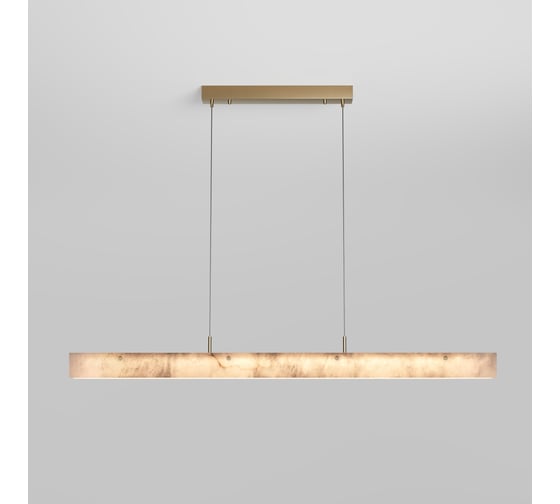 Подвесной светодиодный светильник Eurosvet Alabaster 604053 LED латунь a072022