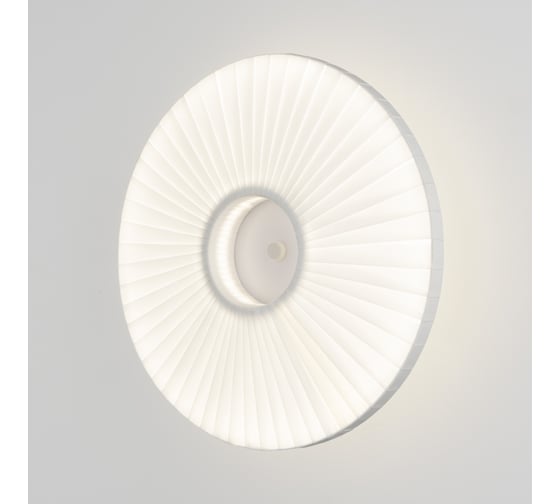 Настенный светодиодный светильник Eurosvet Kreis с тканевым рассеивателем, 4000К, белый 101002 a071496