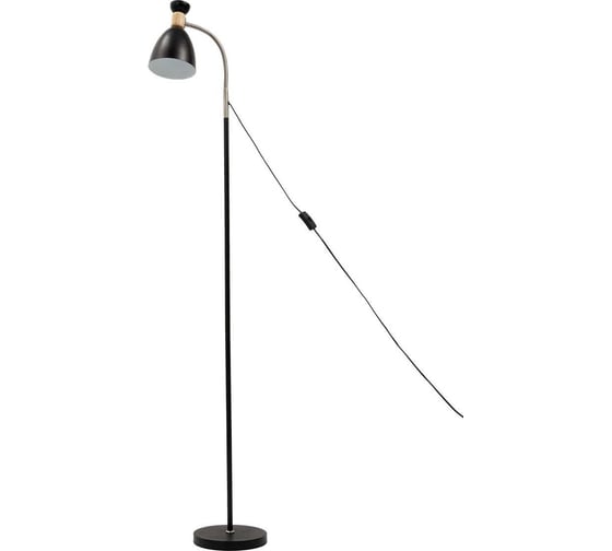 Торшер напольный SVih черный, с цоколем E27, 60Вт TH-0048BK