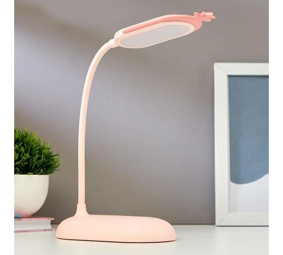 Настольная лампа RISALUX 1676/1 24хLED 4Вт 3 режима USB АКБ МИКС 15,5х9,3х38,5 см 5091572