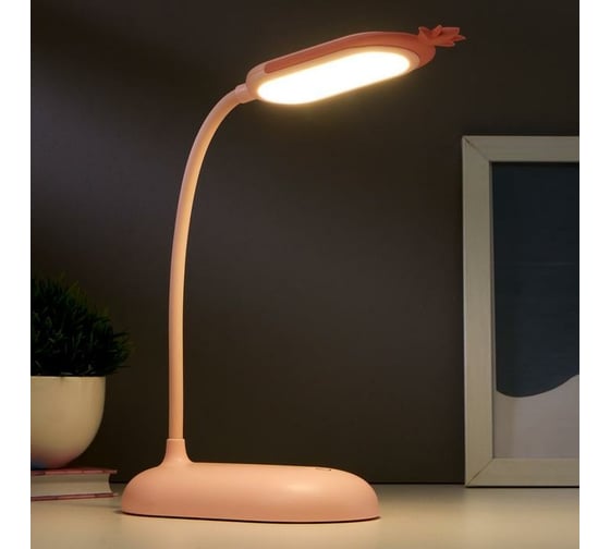 Настольная лампа RISALUX 1676/1 24хLED 4Вт 3 режима USB АКБ МИКС 15,5х9,3х38,5 см 5091572