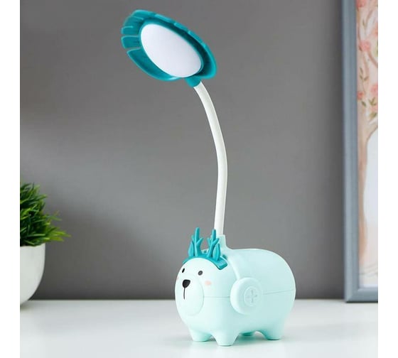 Настольная лампа RISALUX 16022/1 LED 1,5Вт USB АКБ МИКС 9,5х7х28,5 см 5084558