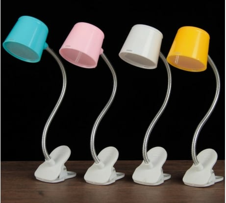 Лампа на прищепке RISALUX LED "Прожектор" от батареек МИКС 14х4х3,8 см 3000066