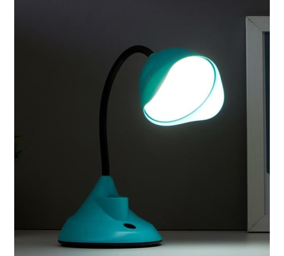 Настольная лампа RISALUX 16083/1 LED 3Вт USB МИКС 9,5х10,5х30 см 5091588