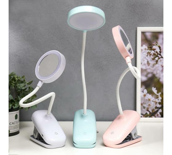 Настольная лампа RISALUX 16046/1 26хLED 5Вт 3 режима АКБ USB МИКС 8,5х12,5х45,5 см 5097743 1