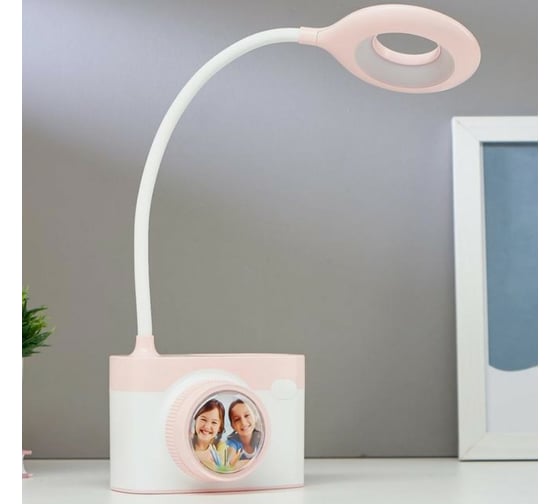 Настольная лампа RISALUX 1673/1 LED 2Вт 2 режима 3000-6000К USB АКБ МИКС 11,5х9х42 см 5091570 1