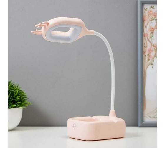 Настольная лампа RISALUX 16048/1 12хLED 4Вт 3 режима АКБ USB МИКС 9,5х12х39 см 5097745 1