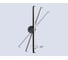 Светильник светодиодный настенный Ambrella Light BK черный 14W 3000K-6400K 605х100х60 FL6102 3