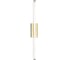 Светильник светодиодный настенный Ambrella Light GD золото 9W 3000K-6400K 410х45х80 FL6114 8