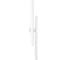 Светильник светодиодный настенный Ambrella Light WH белый 28W 3000K-6400K 810х120х65 FL6161 1