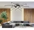 Светильник светодиодный потолочный Ambrella Light BK черный 97W 3000K-6400K 805х760х170 (ПДУ ИК) FL6252 6