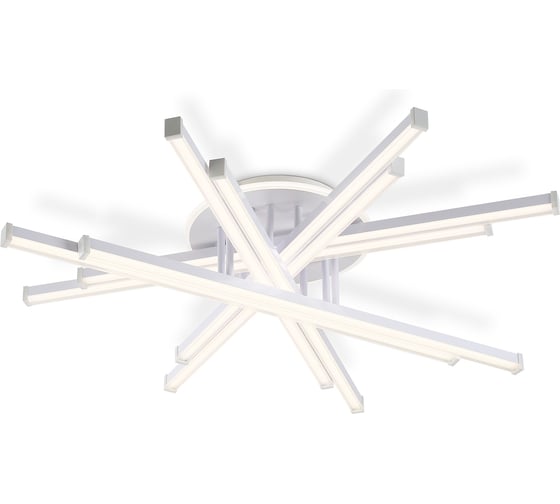 Светильник светодиодный потолочный Ambrella Light WH белый 134W 3000K-6400K 800х800х165 (ПДУ ИК) FL6275