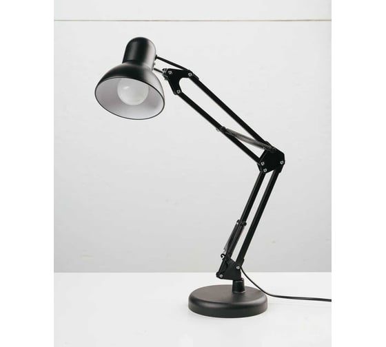 Лампа настольная на основании SVih черная, с цоколем E27, 60Вт, струбцина в комплекте HK-2202B
