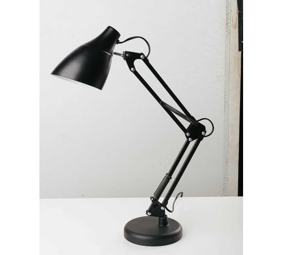 Лампа настольная на основании SVih черная, с цоколем E27, 60Вт, струбцина в комплекте HK-2303B