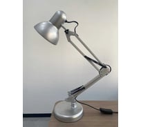 Лампа настольная на основании SVih серебро, с цоколем E27, 60Вт, струбцина в комплекте HK-2202S