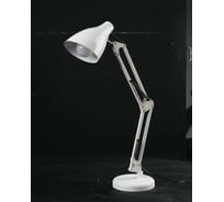 Лампа настольная на основании SVih белая, с цоколем E27, 60Вт, струбцина в комплекте HK-2303W