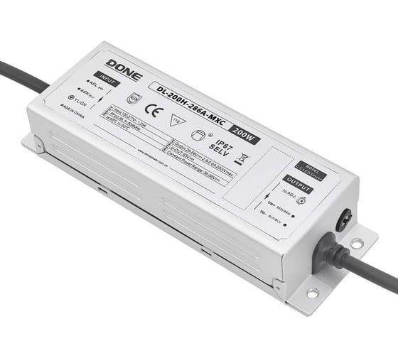 LED-драйвер AC-DC Fibox DL-200H-286A-MXC Done Electronic Т03759647