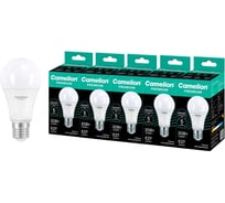 Светодиодная лампа Сamelion Premium LED20-A75-840-E27 5 шт. (груша 20Вт E27 4000K 120-265В) Camelion 16896