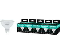 Светодиодная лампа Сamelion Premium LED9-MR16-830-GU5.3 5 шт. (софит 9Вт GU5.3 3000K 120-265В) Camelion 16917