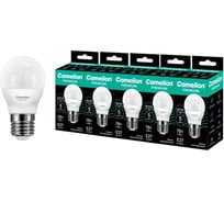 Светодиодная лампа Сamelion Premium LED7-G45-840-E27 5 шт. (шар 7Вт E27 4000K 120-265В) Camelion 16908
