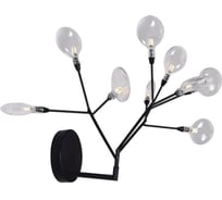 Бра Crystal Lux Evita AP9 BLack/Transparent