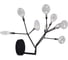Бра Crystal Lux Evita AP9 BLack/Transparent 1