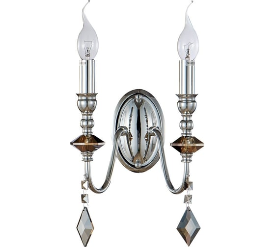 Бра Crystal Lux MERCEDES AP2 CHROME/SMOKE