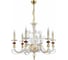 Подвесная люстра Crystal Lux Catarina SP6 Gold/Transparent-Cognac 1
