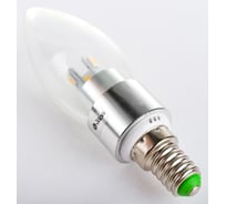 Светодиодная лампа Nord-Yada C35 3W S 220V E14 2700K (свеча прозрачная) 903643