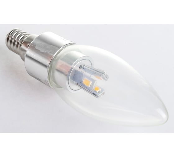 Светодиодная лампа Nord-Yada C35 3W S 220V E14 2700K (свеча прозрачная) 903643