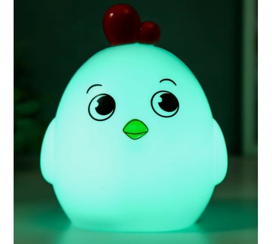 Ночник RISALUX Птичка LED от батареек 3хАА белый 11,5х13х18,5 см 5112585