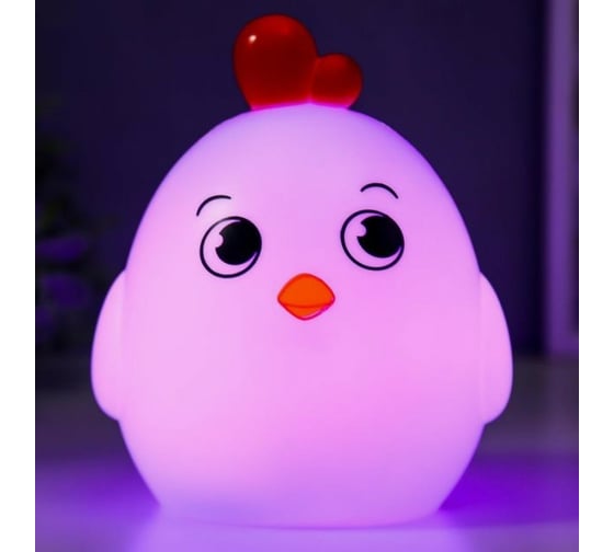 Ночник RISALUX Птичка LED от батареек 3хАА белый 11,5х13х18,5 см 5112585